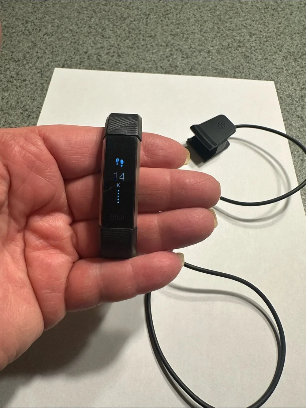 fitbit Alta HR Smart Fitness Tracker - Black Band